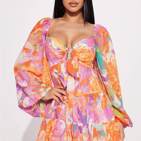 Watercolor Dress - Picture 2 of 3